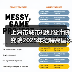 上海市城市规划设计研究院2025年招聘高层次专业技术人员公告(图2) 上海市城市规划设计研究院2025年招聘高层次专业技术人员公告(图2)