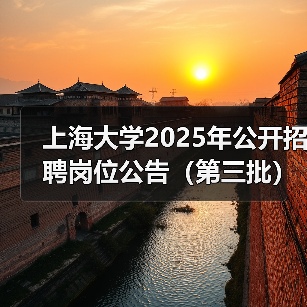 上海大学2025年公开招聘岗位公告（第三批）（图2）