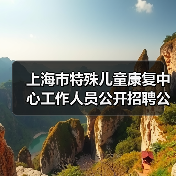 上海市特殊儿童康复中心工作人员公开招聘公告（图2）