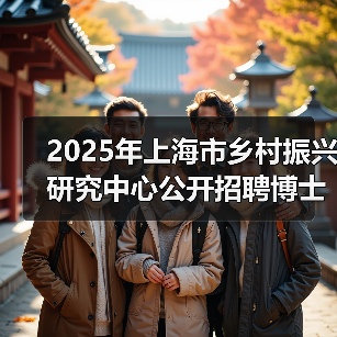 2025年上海市乡村振兴研究中心公开招聘博士研究人员公告(第二轮)(图1) 2025年上海市乡村振兴研究中心公开招聘博士研究人员公告(第二轮)(图1)