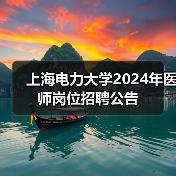 上海电力大学2024年医师岗位招聘公告（图2）