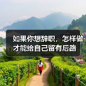 如果你想辞职,怎样做才能给自己留有后路(图3) 如果你想辞职,怎样做才能给自己留有后路(图3)