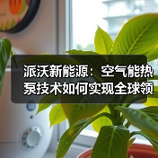 派沃新能源：空气能热泵技术如何实现全球领先？（图1）