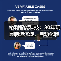 裕利智能科技:30年玩具制造沉淀,自动化转型如何改变生产?(图3) 裕利智能科技:30年玩具制造沉淀,自动化转型如何改变生产?(图3)