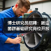 博士研究员招聘:肠道菌群基础研究岗位开放(图3) 博士研究员招聘:肠道菌群基础研究岗位开放(图3)