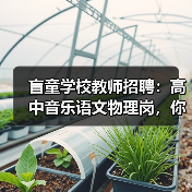 盲童学校教师招聘:高中音乐语文物理岗,你符合吗?(图1) 盲童学校教师招聘:高中音乐语文物理岗,你符合吗?(图1)