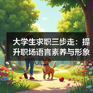 大学生求职三步走:提升职场语言素养与形象更顺利(图4) 大学生求职三步走:提升职场语言素养与形象更顺利(图4)