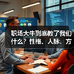 职场大牛到底教了我们什么?性格、人脉、方法缺一不可(图2) 职场大牛到底教了我们什么?性格、人脉、方法缺一不可(图2)