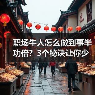 职场牛人怎么做到事半功倍?3个秘诀让你少走弯路(图1) 职场牛人怎么做到事半功倍?3个秘诀让你少走弯路(图1)