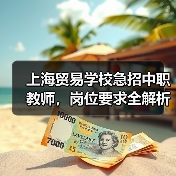上海贸易学校急招中职教师，岗位要求全解析（图2）