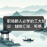职场新人必学的三大禁忌:越级汇报、拒绝、吐槽不可取(图3) 职场新人必学的三大禁忌:越级汇报、拒绝、吐槽不可取(图3)