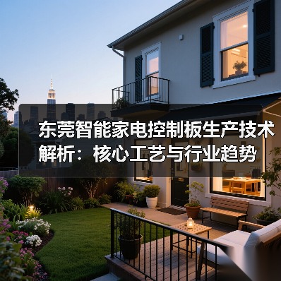 东莞智能家电控制板生产技术解析:核心工艺与行业趋势(图2) 东莞智能家电控制板生产技术解析:核心工艺与行业趋势(图2)