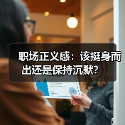 职场正义感:该挺身而出还是保持沉默?(图1) 职场正义感:该挺身而出还是保持沉默?(图1)