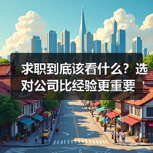 求职到底该看什么?选对公司比经验更重要(图3) 求职到底该看什么?选对公司比经验更重要(图3)