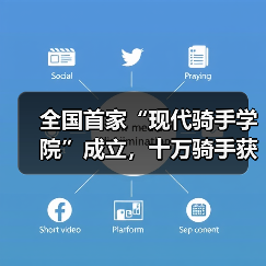 全国首家“现代骑手学院”成立,十万骑手获职业发展新(图3) 全国首家“现代骑手学院”成立,十万骑手获职业发展新(图3)