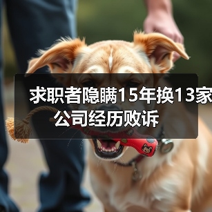 求职者隐瞒15年换13家公司经历败诉(图1) 求职者隐瞒15年换13家公司经历败诉(图1)