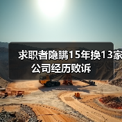 求职者隐瞒15年换13家公司经历败诉(图4) 求职者隐瞒15年换13家公司经历败诉(图4)