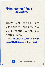 毕业后档案在自己手上如何处理？正确转递流程与解决方案(图1)